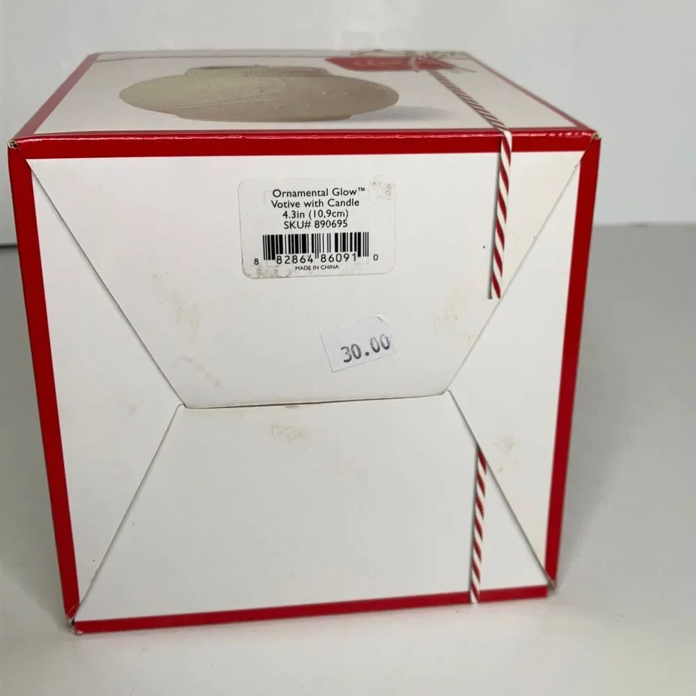 Lenox Ornamental Glow Snowflake Votive Candle Holder Brand New In Box